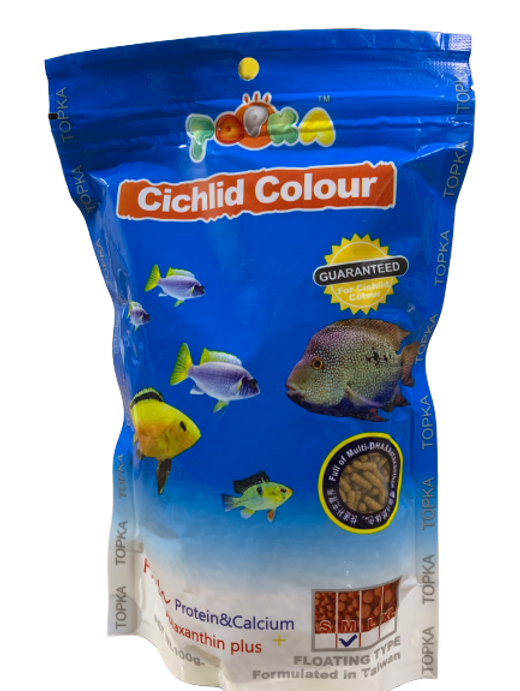 Topka Cichlid Colour Floating Type Fish Food 100g AQUA LINK
