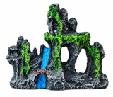 🏰 Aquarium Ruins Waterfall Ornament