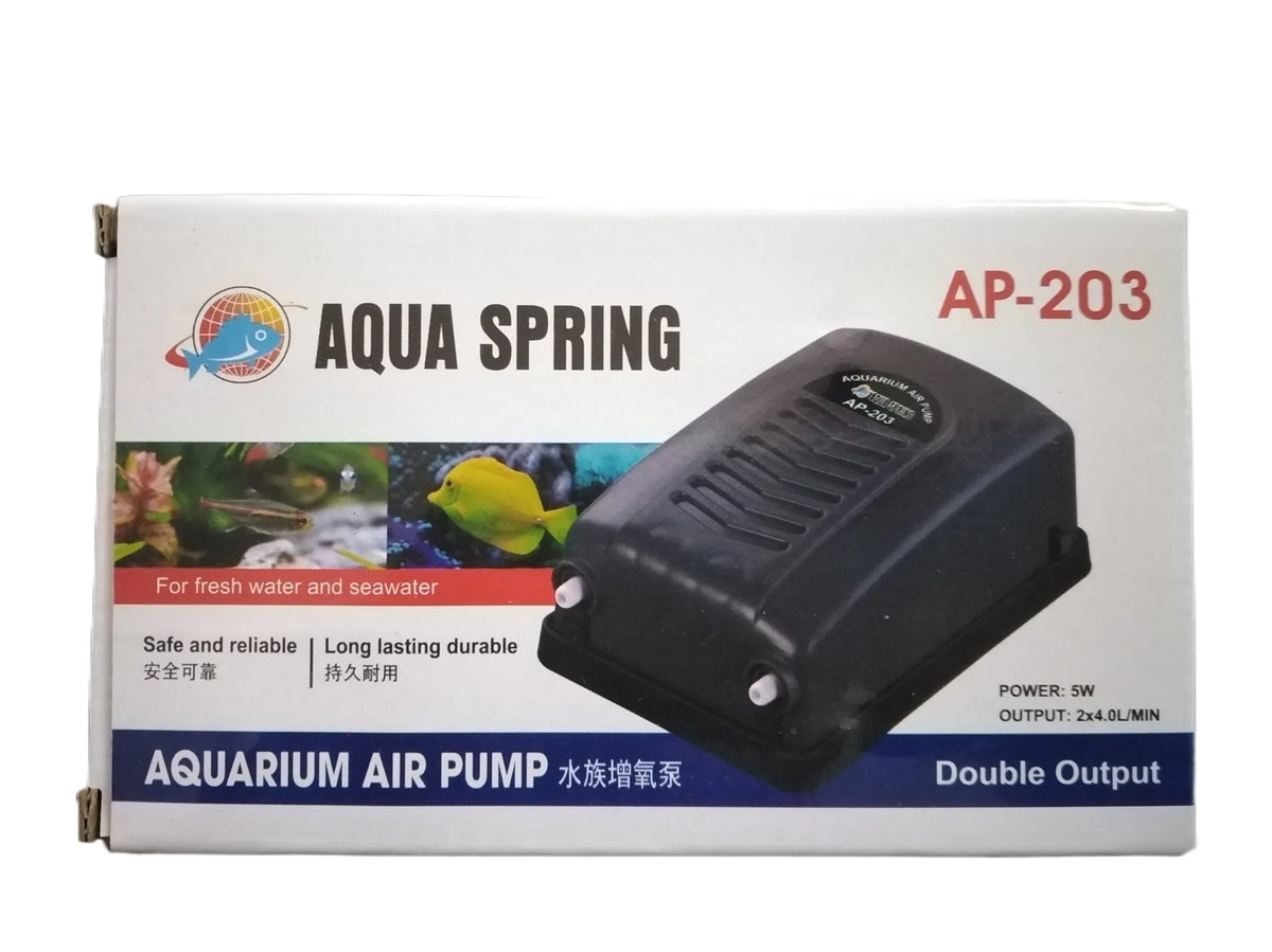 Aqua Spring AP-203 Air Pump Double Outlet 5W – AQUA LINK