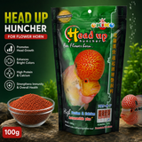 OKIKO Head Up Huncher Flower Horn Fish Food 100g