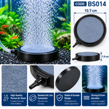 BS014 Round Aquarium Air Stone Diffuser – 10.7 cm