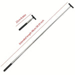 Retractable Aquarium Cleaning Brush with Silicone Scraper