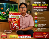 SAKURA Gold Tropical Fish Food Bright Color & Healthy Growth