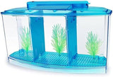 3 in 1 Betta Fish Tank – Imported 3-Compartment Aquarium Tank