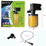 BOYU SP-1000I 8W 300L/H 3 IN 1 INTERNAL SUBMERSIBLE FILTER