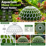🐠 Aquarium Moss Dome Plant Holder