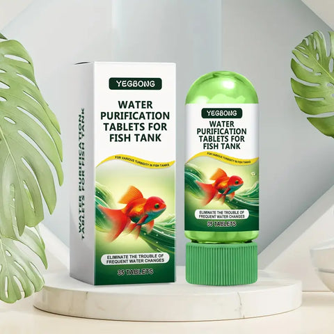 Fish Tank water purifier for both freshwater and saltwater aquariums 35 Tablets
