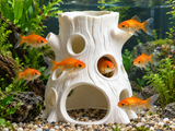 🌳 Aquarium Tree Stump Cave – 11 × 10 cm