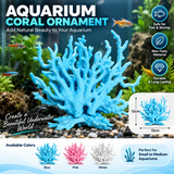 🪸 Aquarium Coral Ornament – 12 × 15 cm