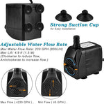 DOMICA PL-808 Submersible Pump Fountain Pump 105W,80W,45W