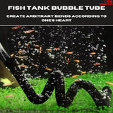 Aquarium Rubber Wall Air Curtain Bubble Bubble Wall Air Diffuser for Fish Tank  30cm