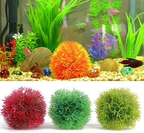 Aquarium Round Artificial Grass Ball