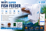 WiFi Super Automatic Aquarium Fish Feeder