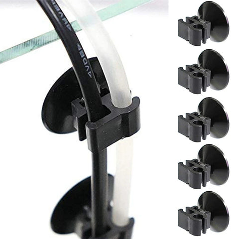 Aquarium 1 Pcs Suction Cup Clips - Strong Grip for Oxygen Tubes, Hoses & Power Cords