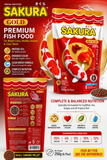 SAKURA Gold Tropical Fish Food Bright Color & Healthy Growth