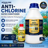Anti-Chlorine Aquarium Water Conditioner 100ml and 1L