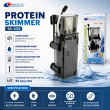 RESUN SK-300 Protein Skimmer – Super Quiet Aquarium Protein Skimmer 300L/H