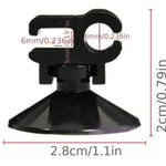 Aquarium 1 Pcs Suction Cup Clips - Strong Grip for Oxygen Tubes, Hoses & Power Cords