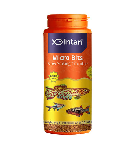 Growel Intan Micro Bits (0.4-0.6mm Slow Sinking Crumble) | 55gm  Highly Nutritious