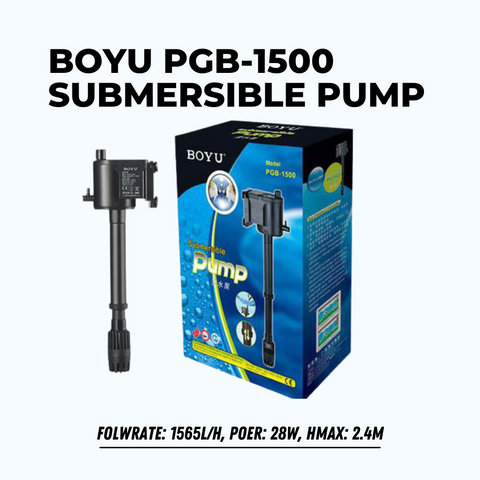 BOYU PGB-1500 SUBMERSIBLE PUMP 1565L/H