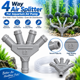 4 Way Aquarium Air Splitter