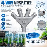 4 Way Aquarium Air Splitter