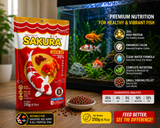 SAKURA Gold Tropical Fish Food Bright Color & Healthy Growth
