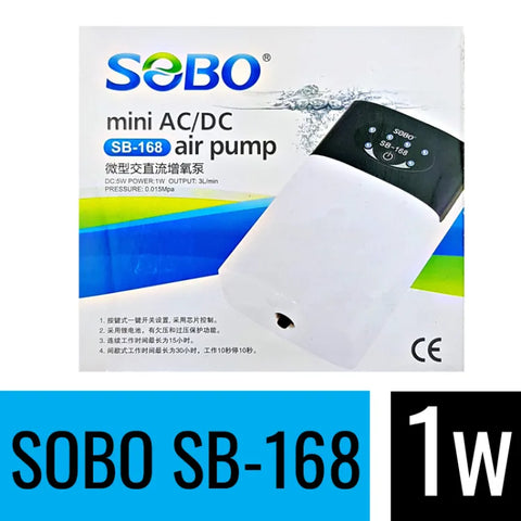 SOBO SB-168 Rechargeable AC DC Air Pump