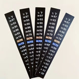 5 pcs Fish Tank Temperature Stickers with LCD Display Thermometer