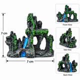 🏰 Aquarium Ruins Waterfall Ornament