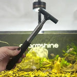 Retractable Aquarium Cleaning Brush with Silicone Scraper