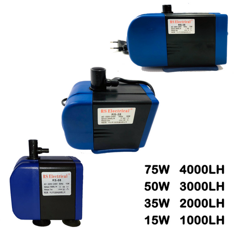 RS Super Submersible Water Pump 10W,15W,35W,50W