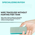 Aquarium Scrubber Sponge - Dual-Sided Frosted & Polished Surface