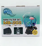 Marine Blue MB-202 Mini Filter Set With Air Pump