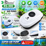 RS-900 Aquarium Silent Air Pump