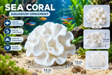 White Sea Coral Aquarium Ornament
