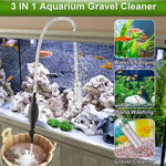 Fish Tank Gravel Cleaner Siphon Pump Water Changer Aquarium 1.7M