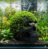 🐠 Aquarium Moss Skull – Voronoi Style Cave