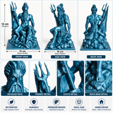Poseidon Aquarium Ornament
