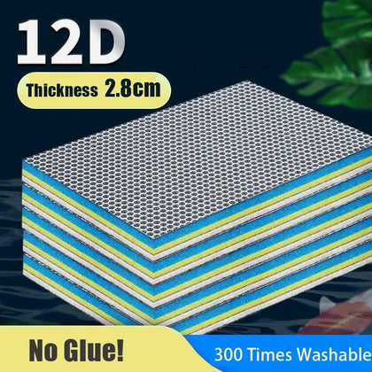 12D 12-layers Aquarium Filter Sponge Bio Media 50x11x2.8cm