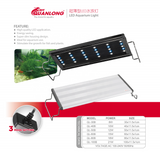 QUANLONG QL-40B 8W LED Aquarium Light – 40–50cm Tanks
