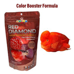 OKIKO Red Diamond Flower Horn Fish Food Color Booster Formula 100g