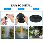 Solar Fountain Pump Fountain Solar Panel 13cm