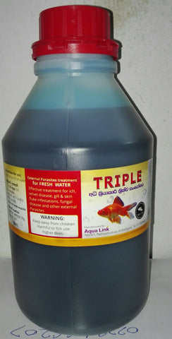 TRIPLE - HIGH QUALITY FISH MEDICINE 1 Litre Bottle